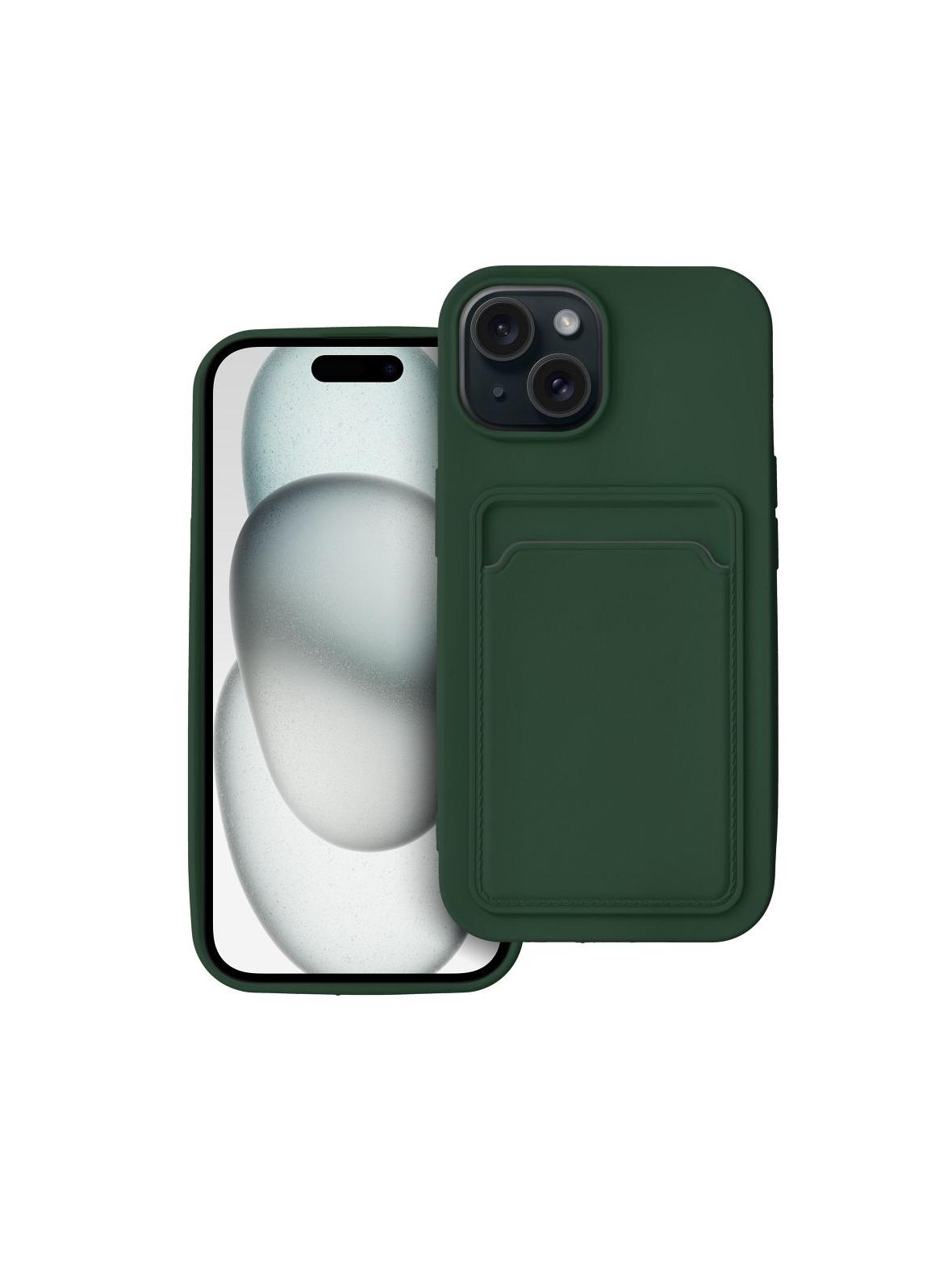 Futerał CARD CASE do IPHONE 15 zielony