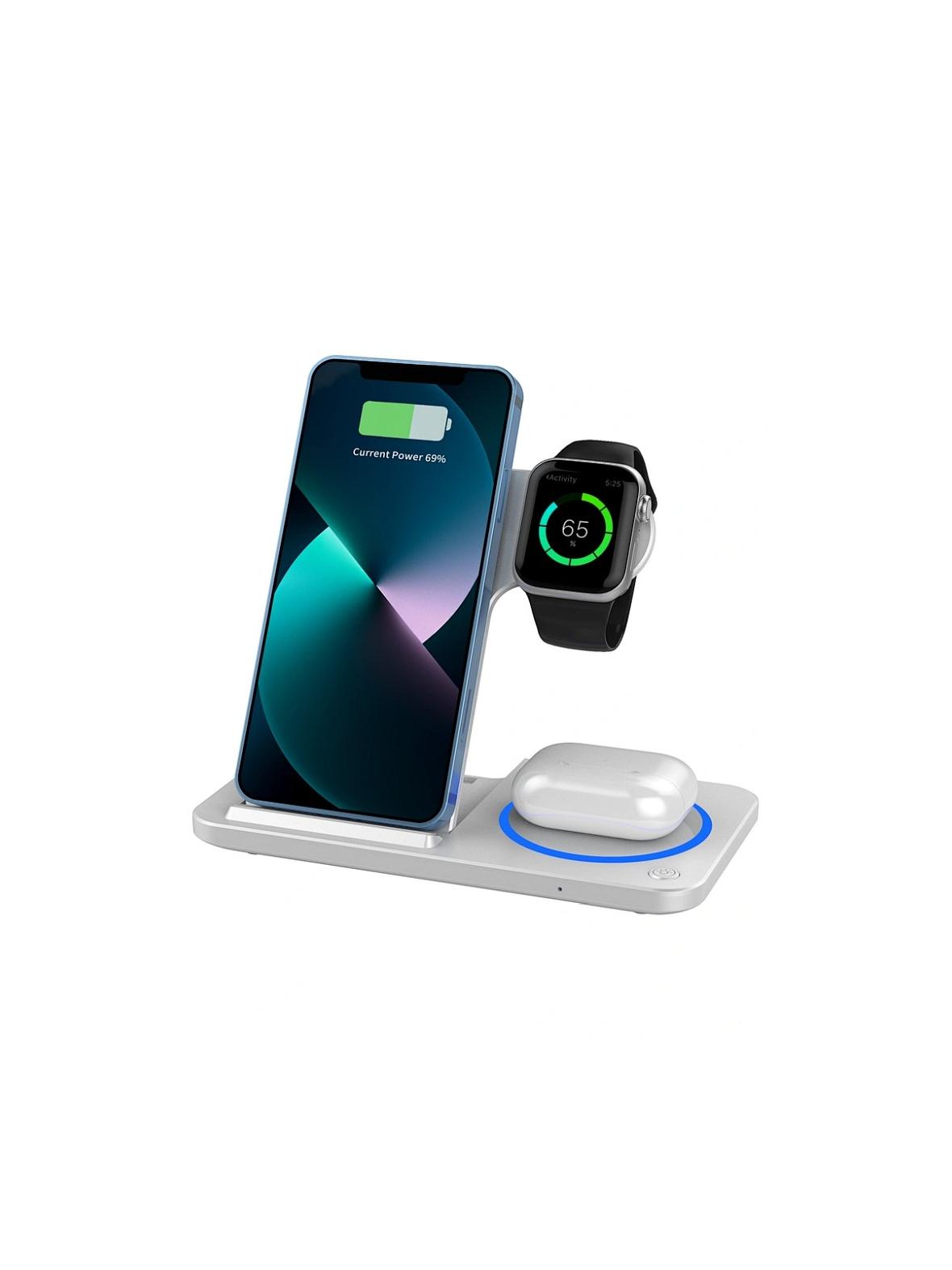 WiWU - Ładowarka bezprzewodowa składana 3w1 15W Wi-W020