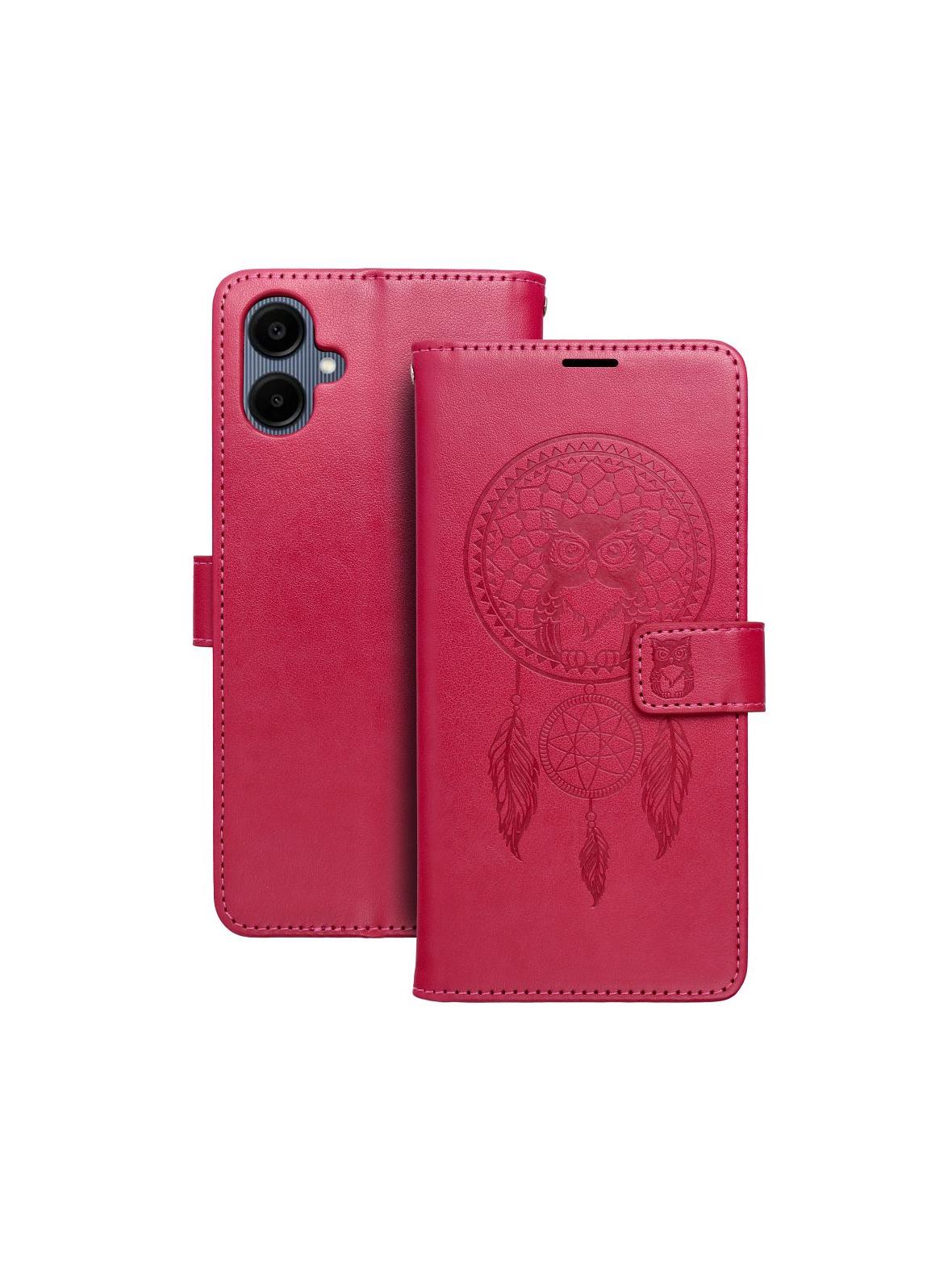 Kabura MEZZO Book do SAMSUNG A06 łapacz snów magenta