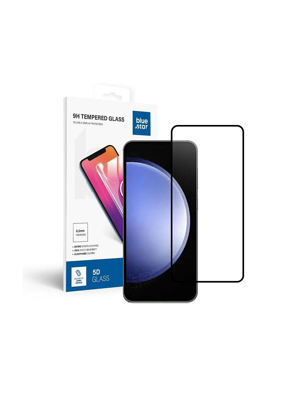 Szkło hartowane do Samsung Galaxy S25 (full glue / case friendly) Blue Star 5D czarne