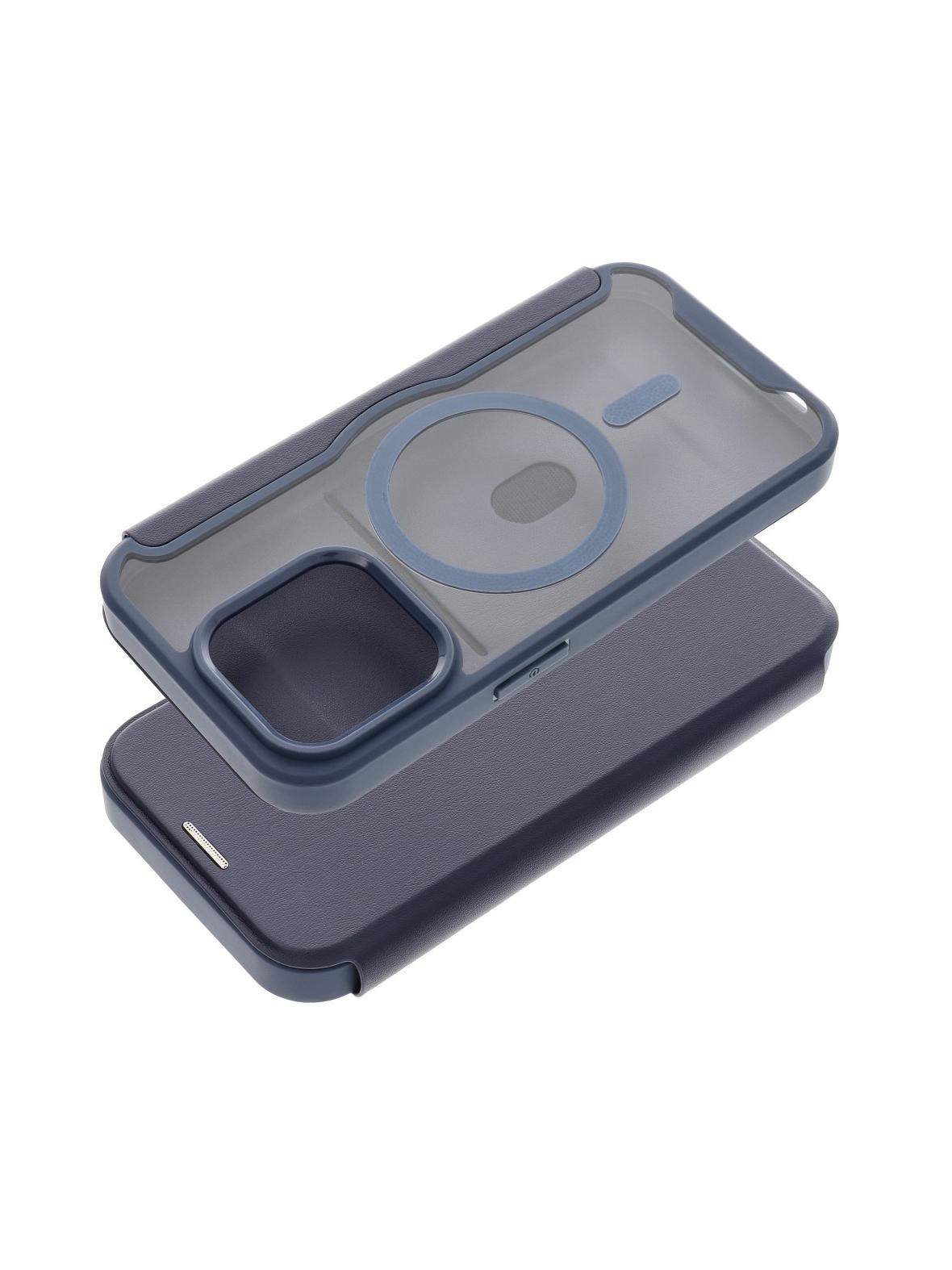 Kabura SMART MAG kompatybilna z MagSafe do IPHONE 15 Pro Max niebieska