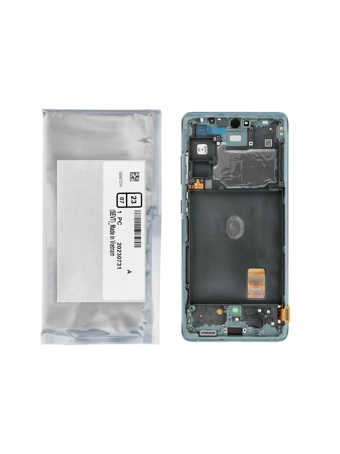ServicePack Wyświetlacz LCD SAMSUNG S20 FE 4G/5G G780F/G781F GH82-24214D Green