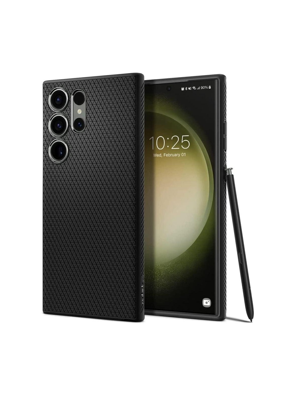 SPIGEN futerał LIQUID AIR do SAMSUNG S23 Ultra matte black