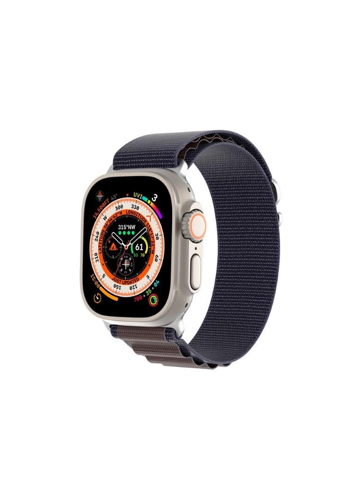 DUX DUCIS pasek GS nylonowy do Apple Watch 42 / 44 / 45 / 49 mm indigo