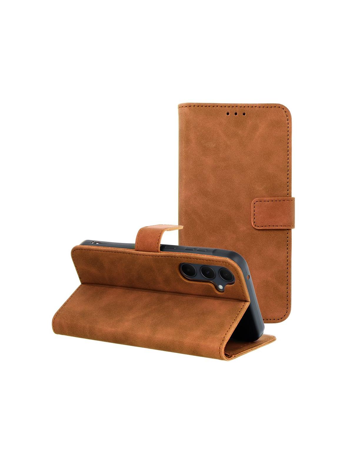Kabura TENDER Book do SAMSUNG A35 5G brązowy