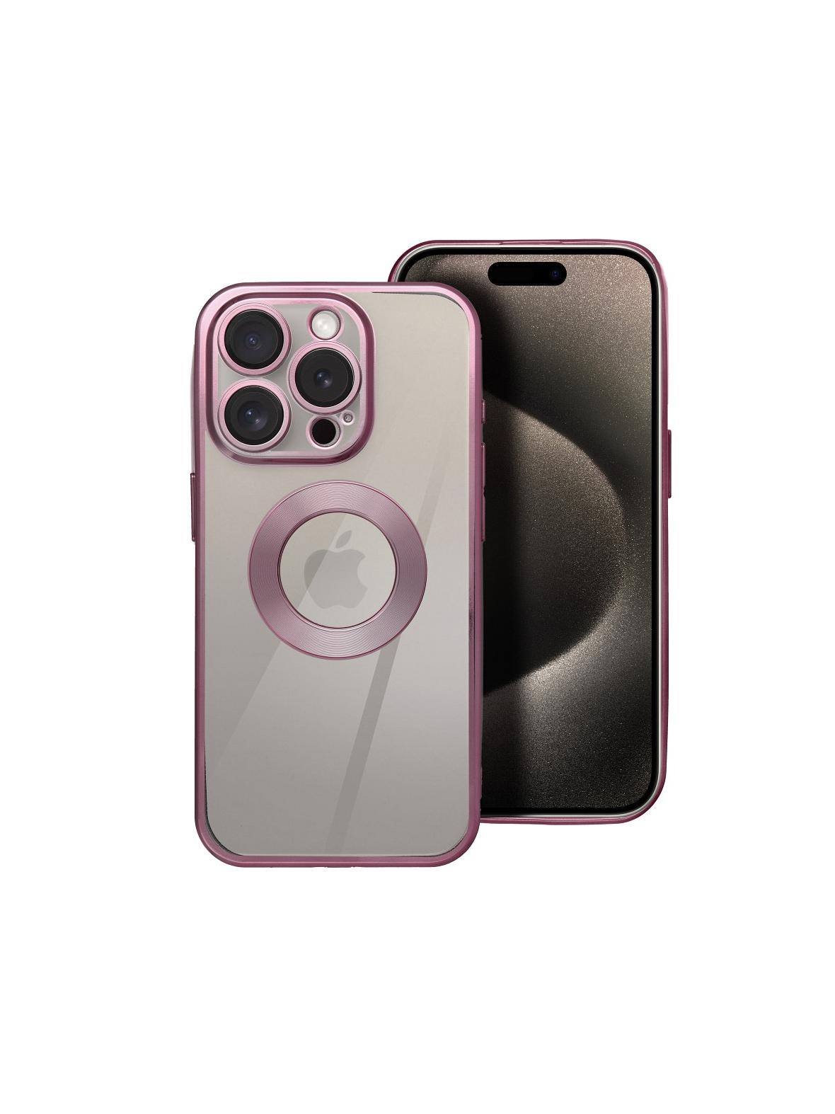 Futerał GLAM do IPHONE 15 Pro Max pudrowy róż