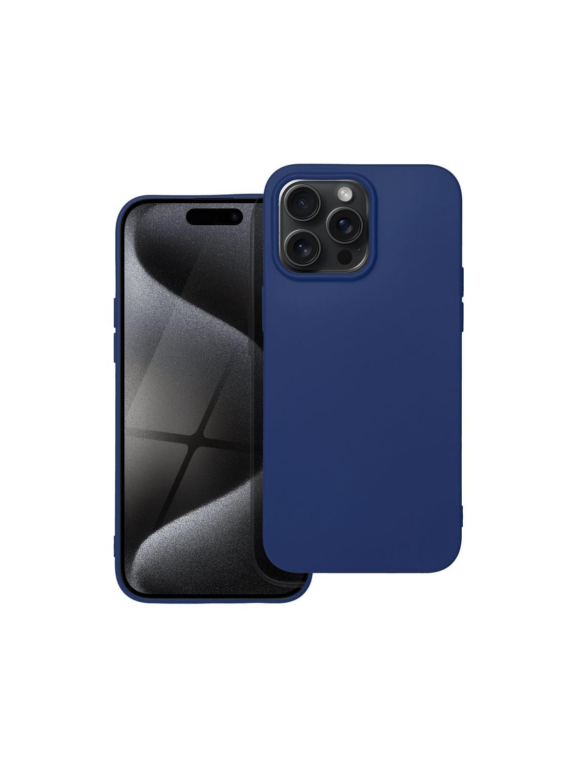 Futerał SOFT do IPHONE 15 Pro Max ciemny niebieski