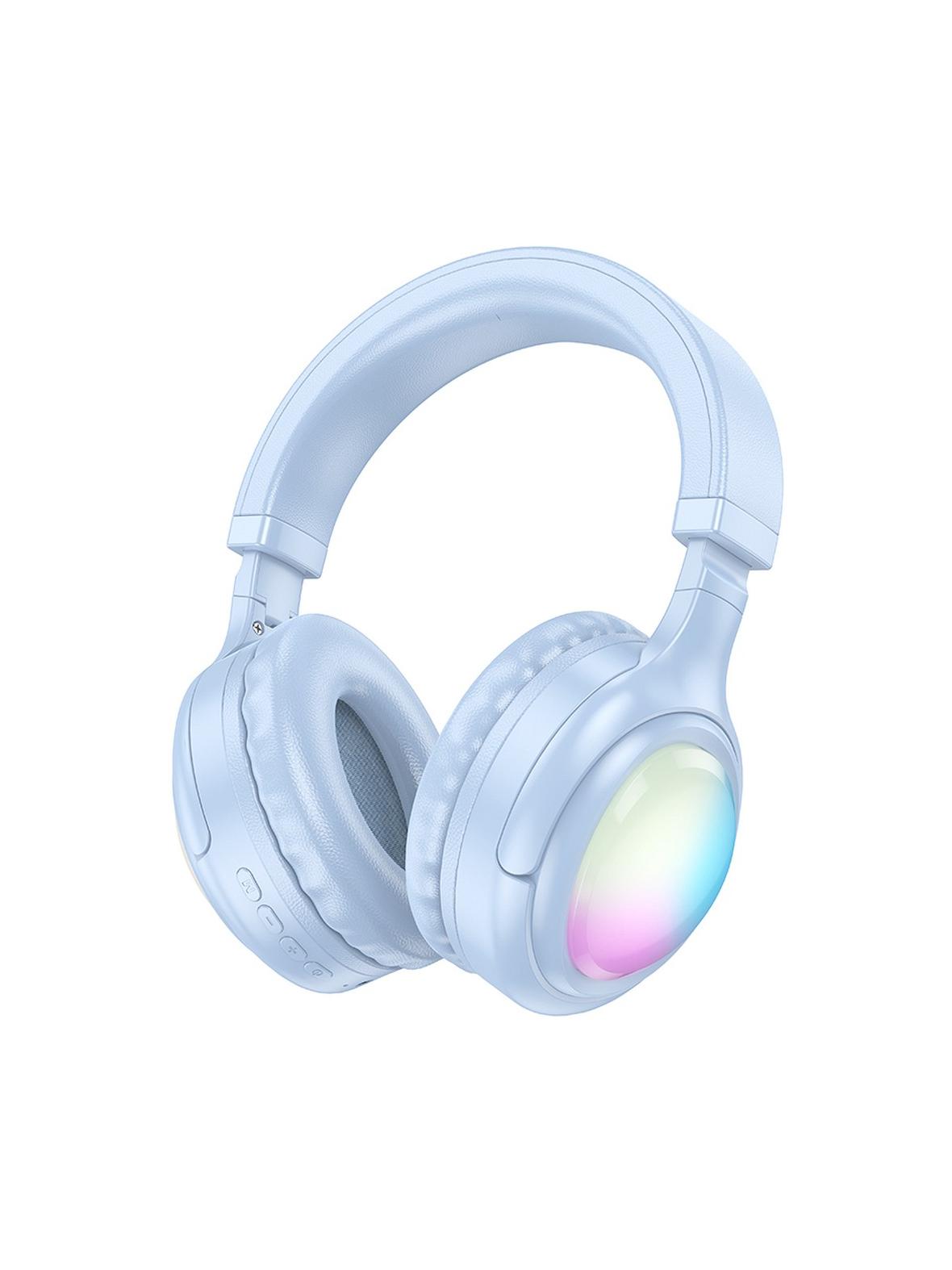 Słuchawki bezprzewodowe nauszne Hoco W48 niebieskie