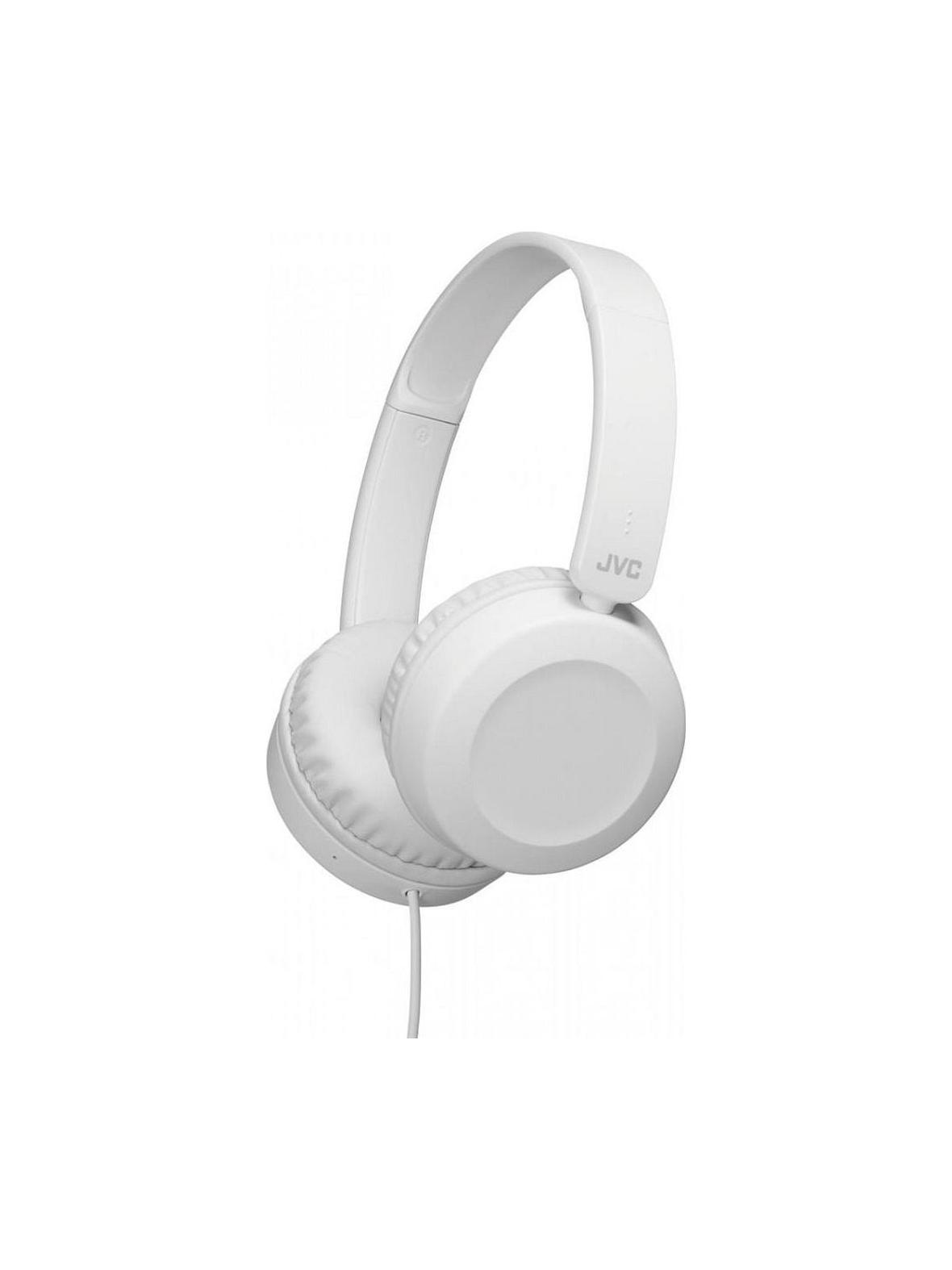 Słuchawki przewodowe nagłowne jack 3,5mm z mikrofonem JVC HA-S31M-W-E białe