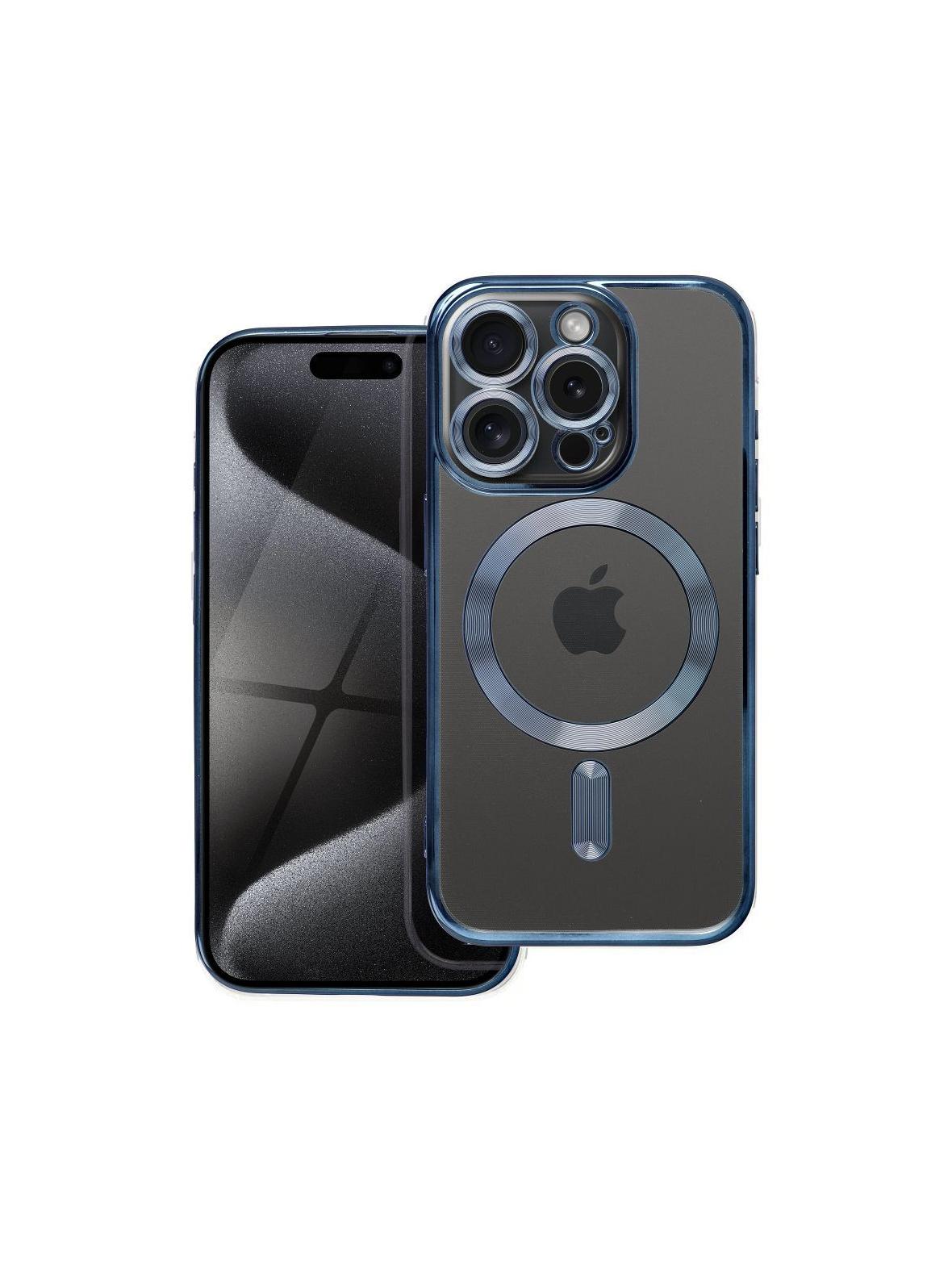 Futerał ELECTRO MAG COVER kompatybilny z MagSafe do SAMSUNG A57 tytanowy niebieski