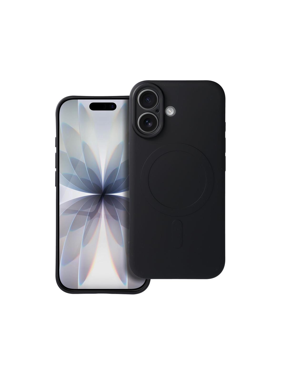 Futerał SILICONE MAG COVER kompatybilny z MagSafe do IPHONE 17 czarny