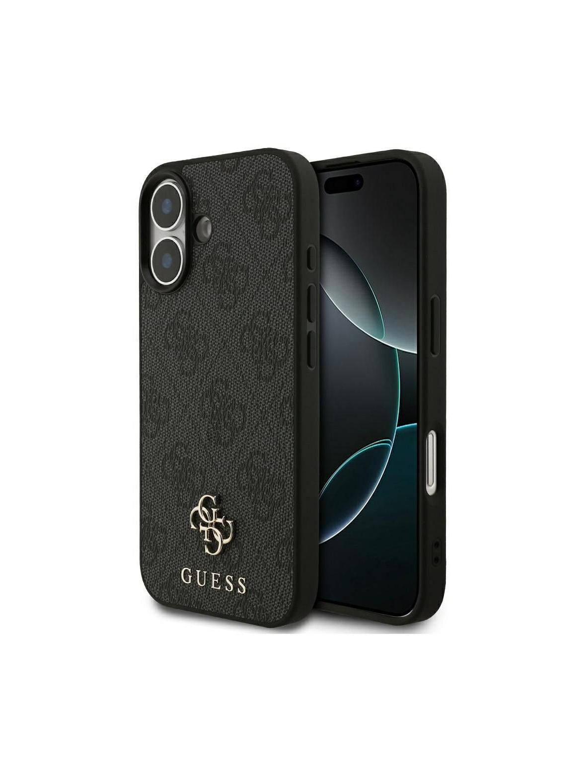 GUESS futerał do IPHONE 17 kompatybilny z MagSafe GUHMP17SP4SM4MK (PU 4G Small 4G and Classic) czarny