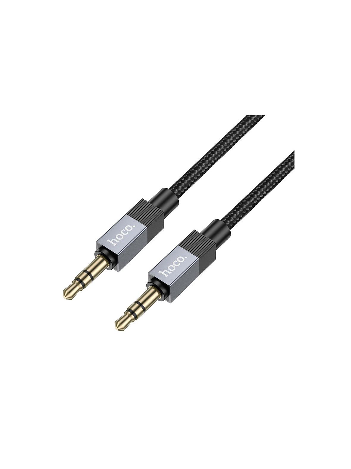 Kabel AUX Jack 3,5 mm (męski) do Jack 3,5 mm (męski) Hoco 1 m UPA32 czarny