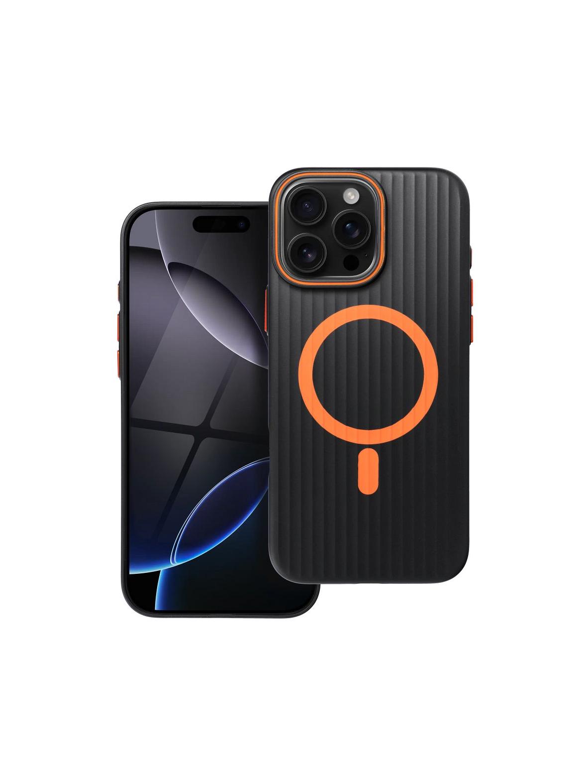 Futerał SIMPLY kompatybilny z MagSafe do IPHONE 16 Pro Max tytan czarny