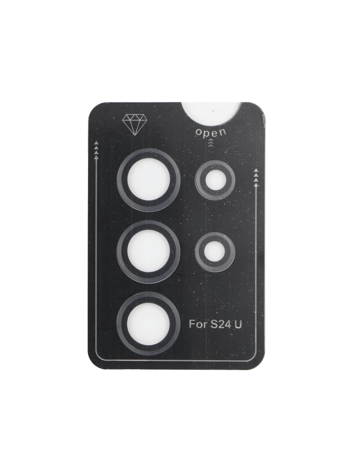 Osłona aparatu PROTECTOR 9H + aplikator do SAMSUNG S24 ULTRA czarna