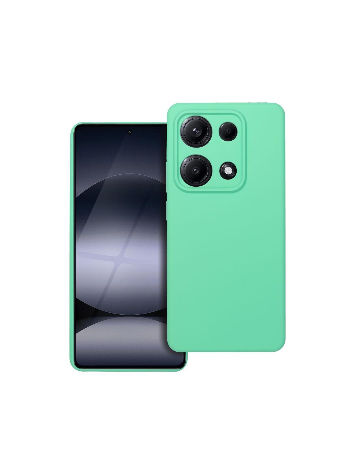 Futerał SILICONE 2mm do XIAOMI REDMI NOTE 14S miętowy