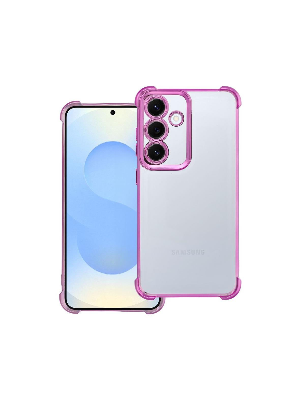 Futerał ANTISHOCK ELECTRO do SAMSUNG S25 purpurowy