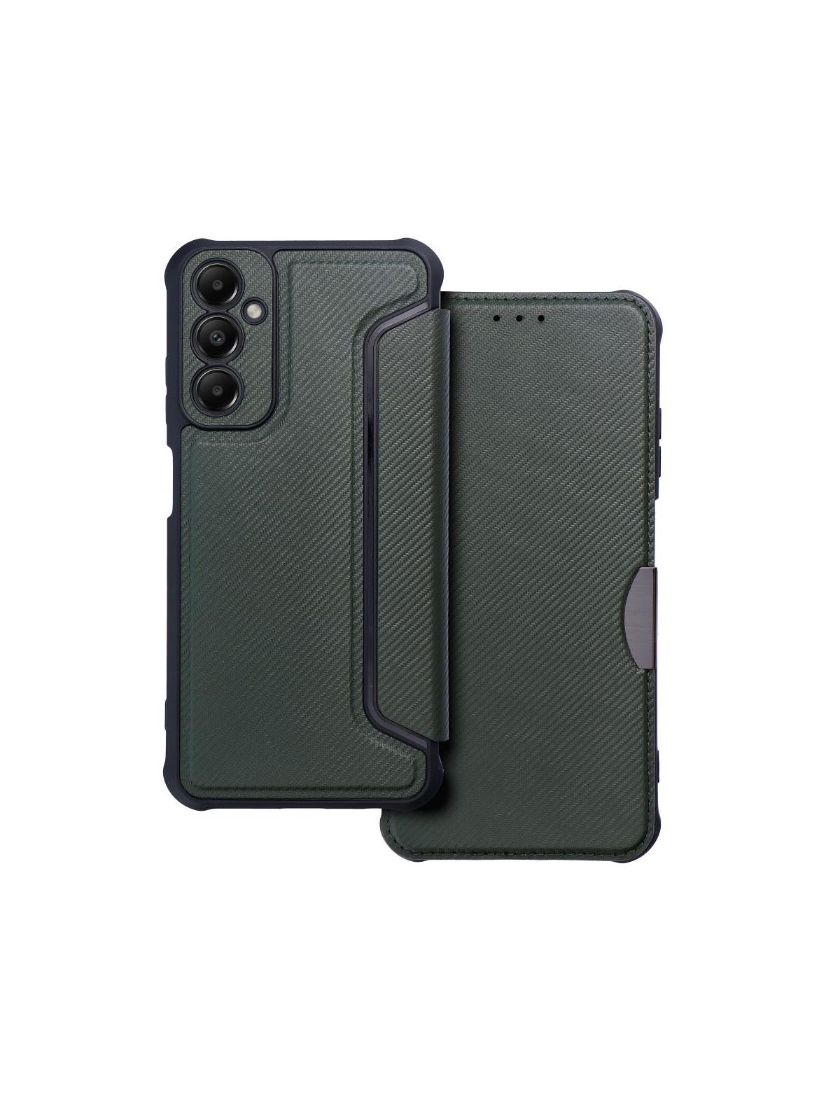 Kabura RAZOR Book do SAMSUNG A05s ciemnozielony