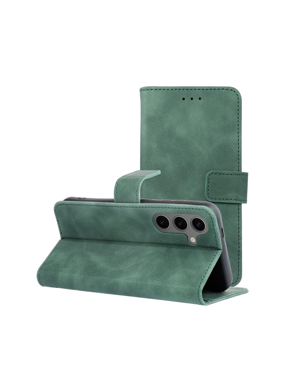 Kabura TENDER Book do SAMSUNG S24 zielony
