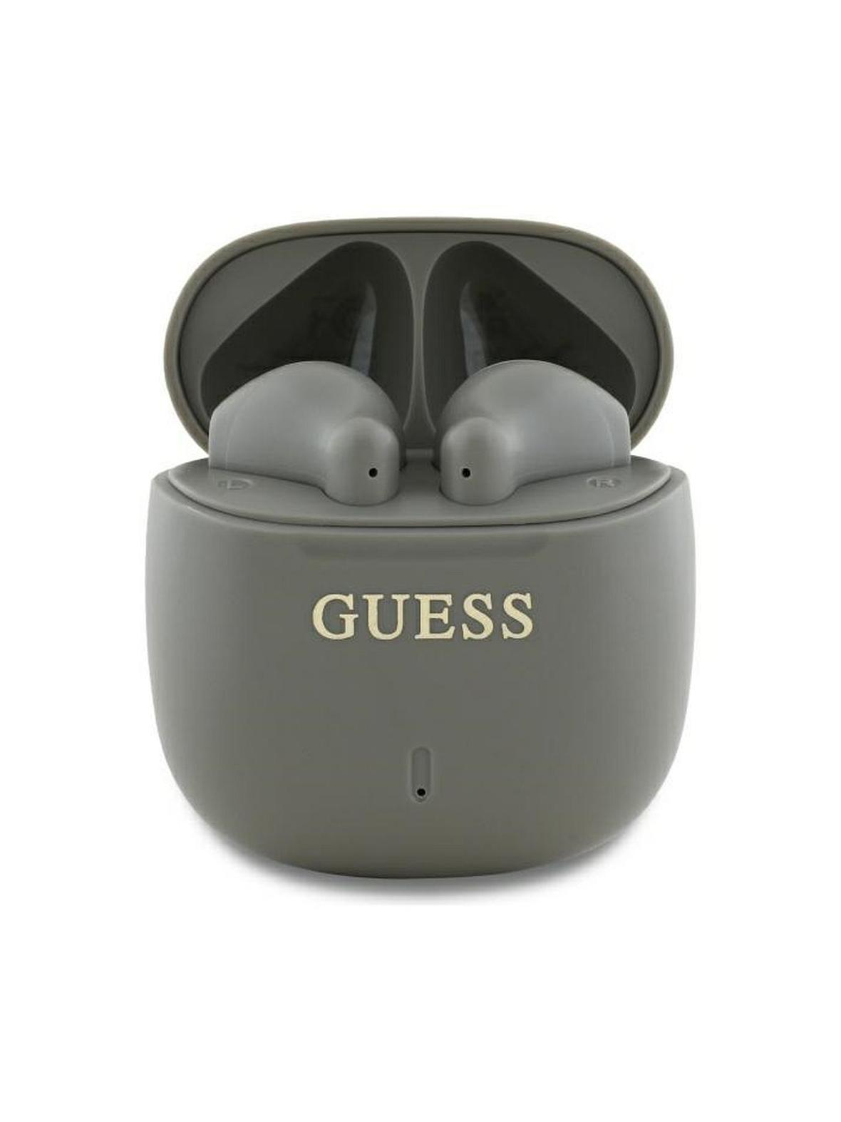 GUESS słuchawki bezprzewodowe bluetooth TWS GUTWSJ14ESGE (Printed Classic Logo) taupe