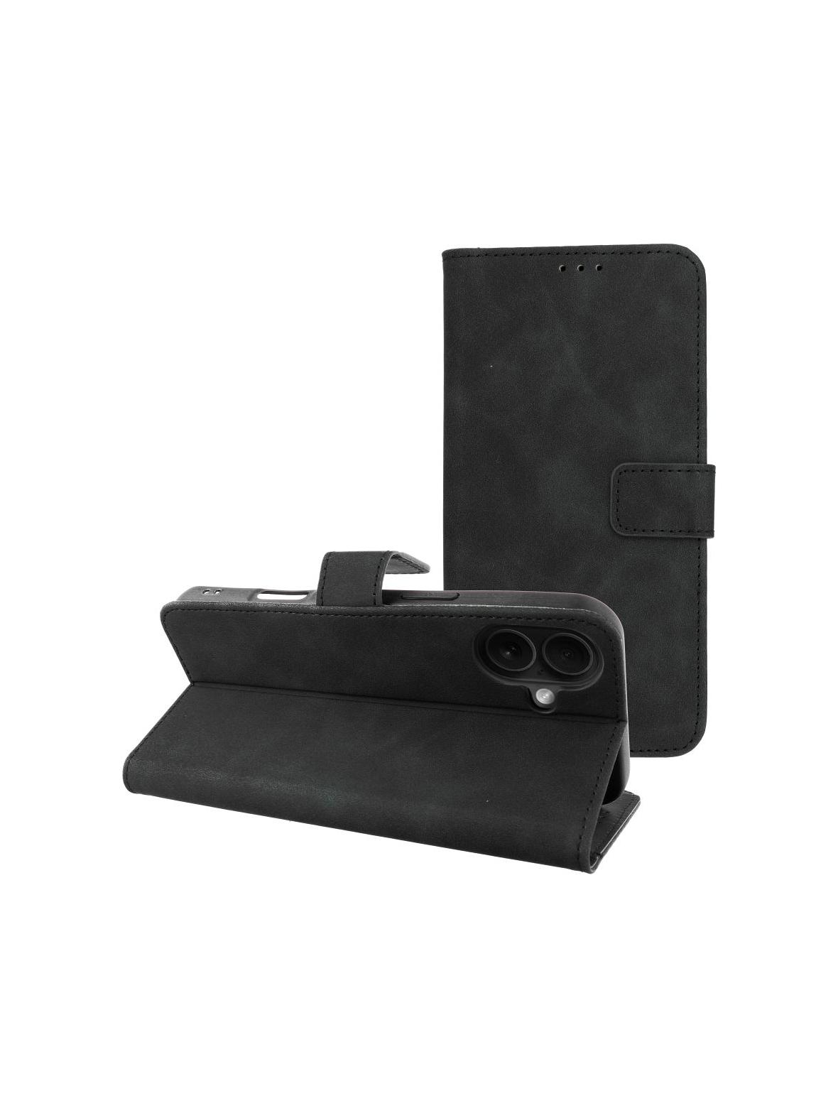 Kabura TENDER Book do IPHONE 16 Plus czarny