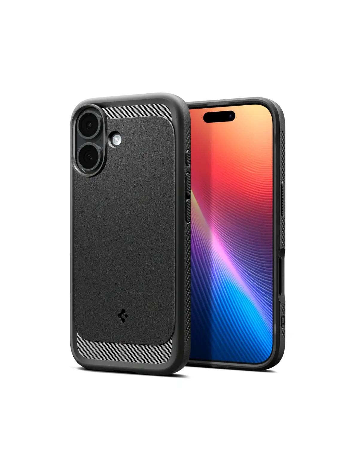 SPIGEN futerał RUGGED ARMOR MAG kompatybilny z MagSafe do IPHONE 17 matte black