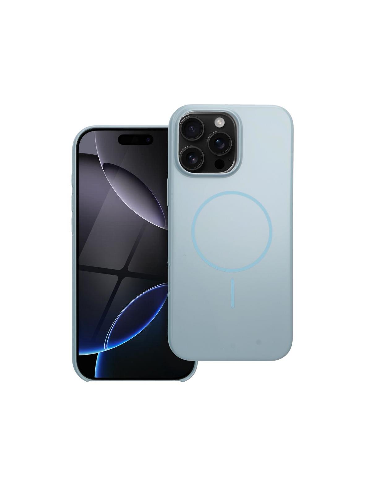 Glossy Mag Cover kompatybilny z MagSafe pasuje do IPHONE 16 PRO MAX miętowy