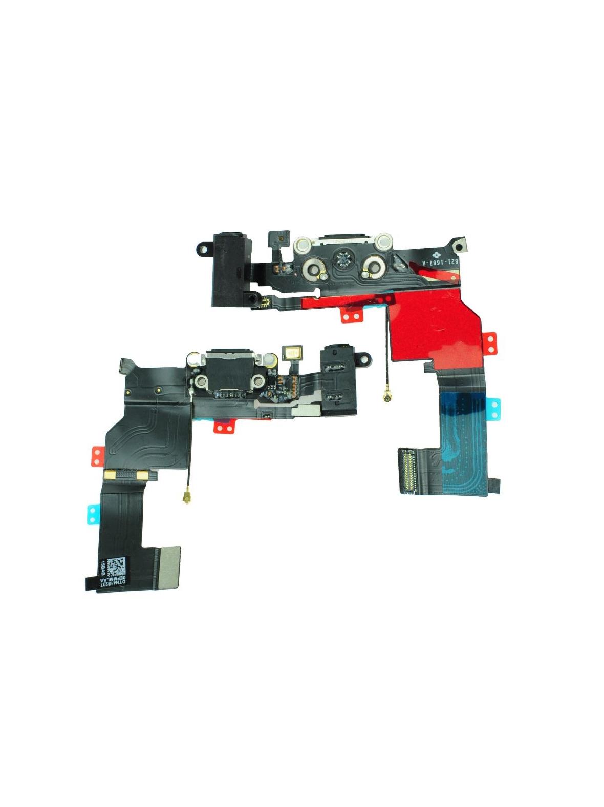 Taśma do iPhone 5S ze złączem ładowania czarny