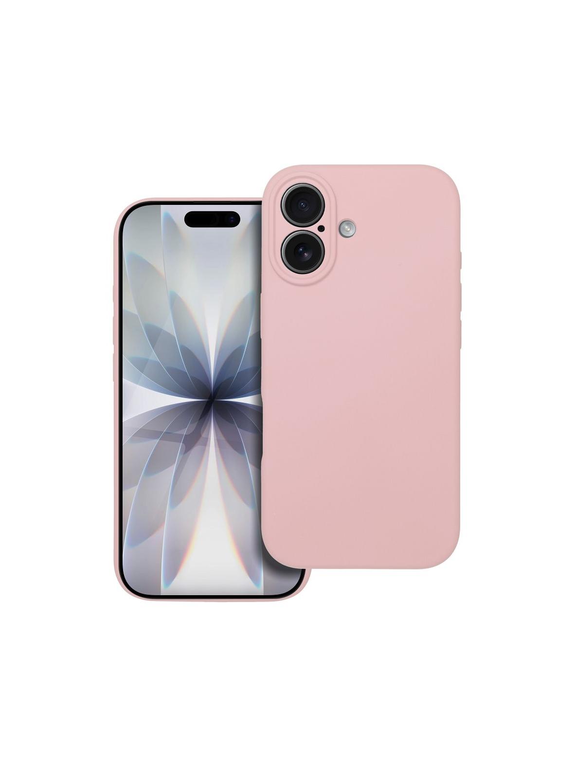 Futerał SILICONE 2mm do IPHONE 17 pudrowy róż