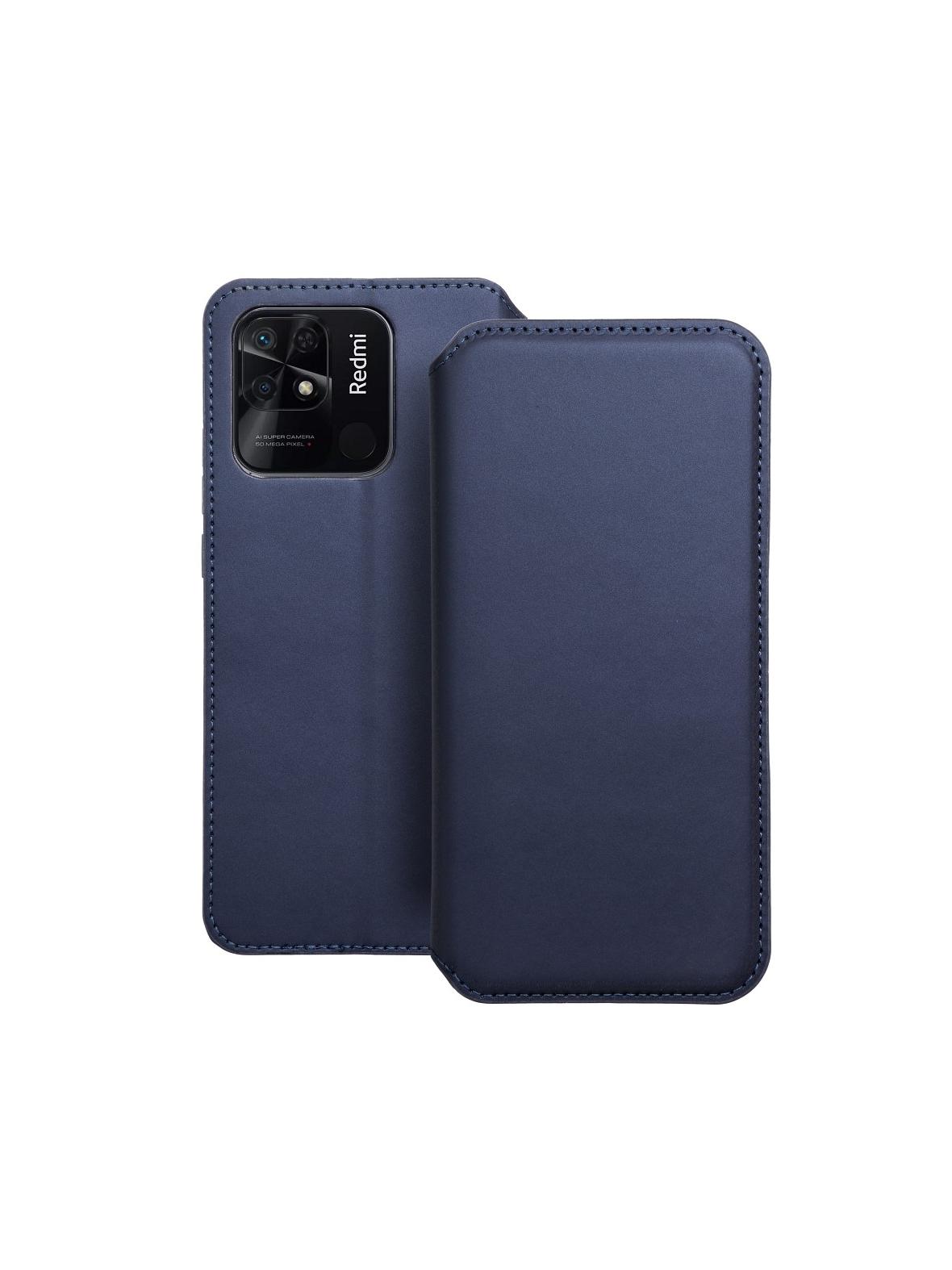 Kabura DUAL POCKET Book do XIAOMI Redmi 10c granatowy