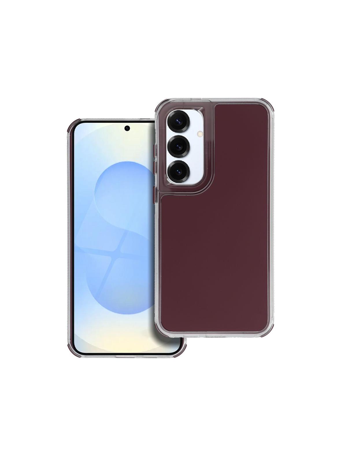 Futerał MATRIX do SAMSUNG S25 Plus purpurowy