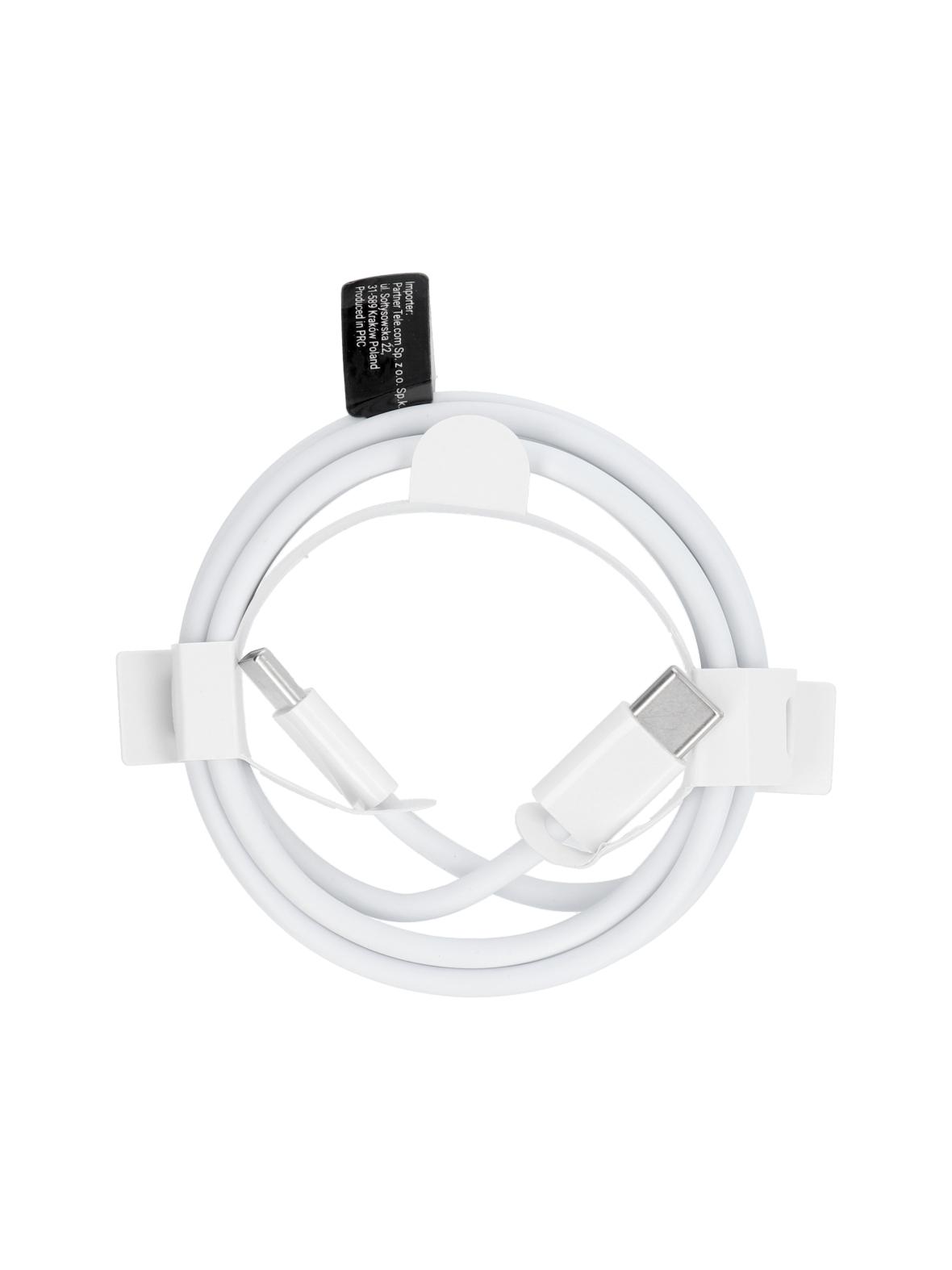 Kabel USB C do USB C PD QC3.0 3A 30W 1 m HD26 biały