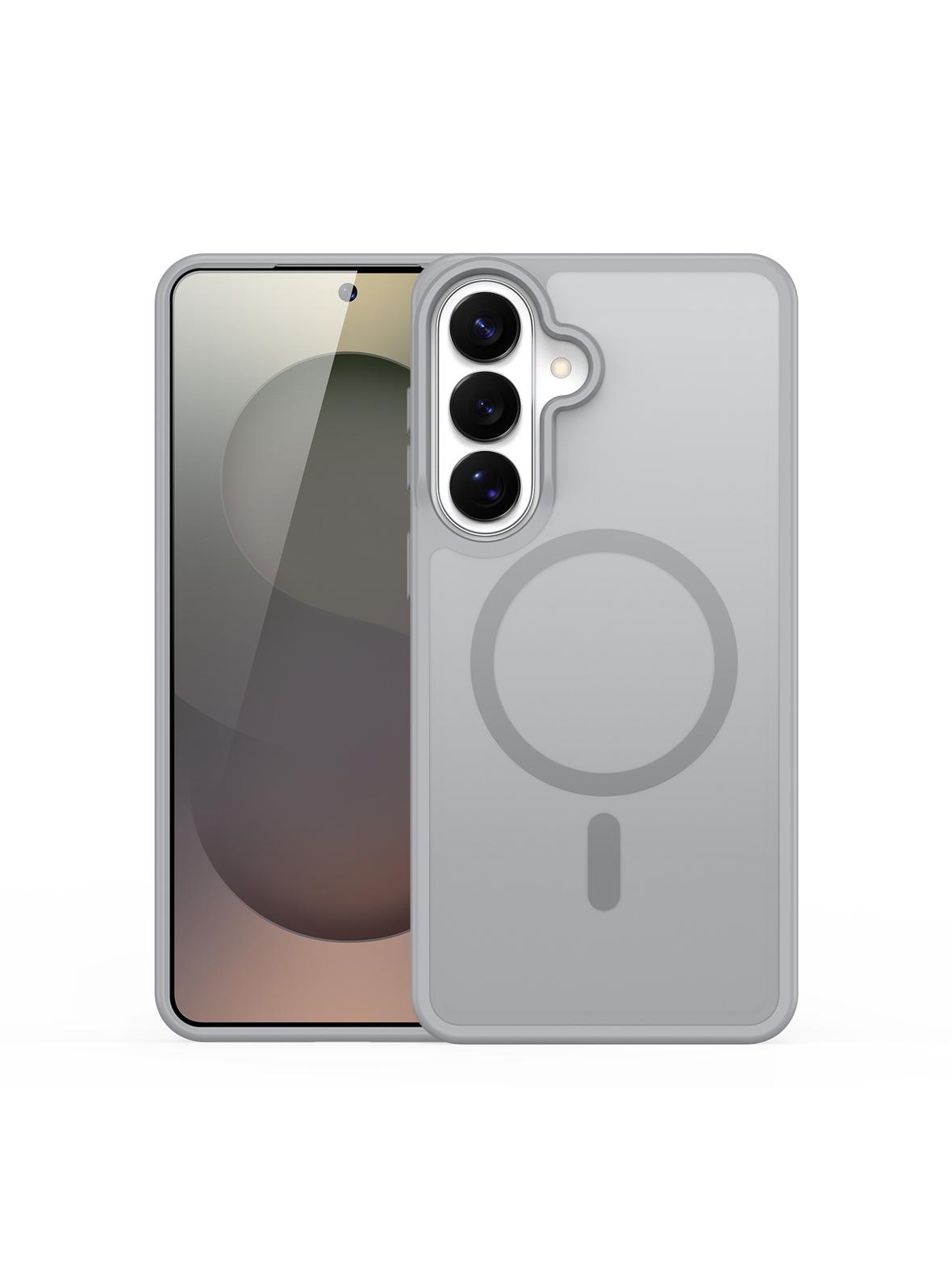 DUX DUCIS futerał YIND kompatybilny z MagSafe do SAMSUNG S26 Plus szary