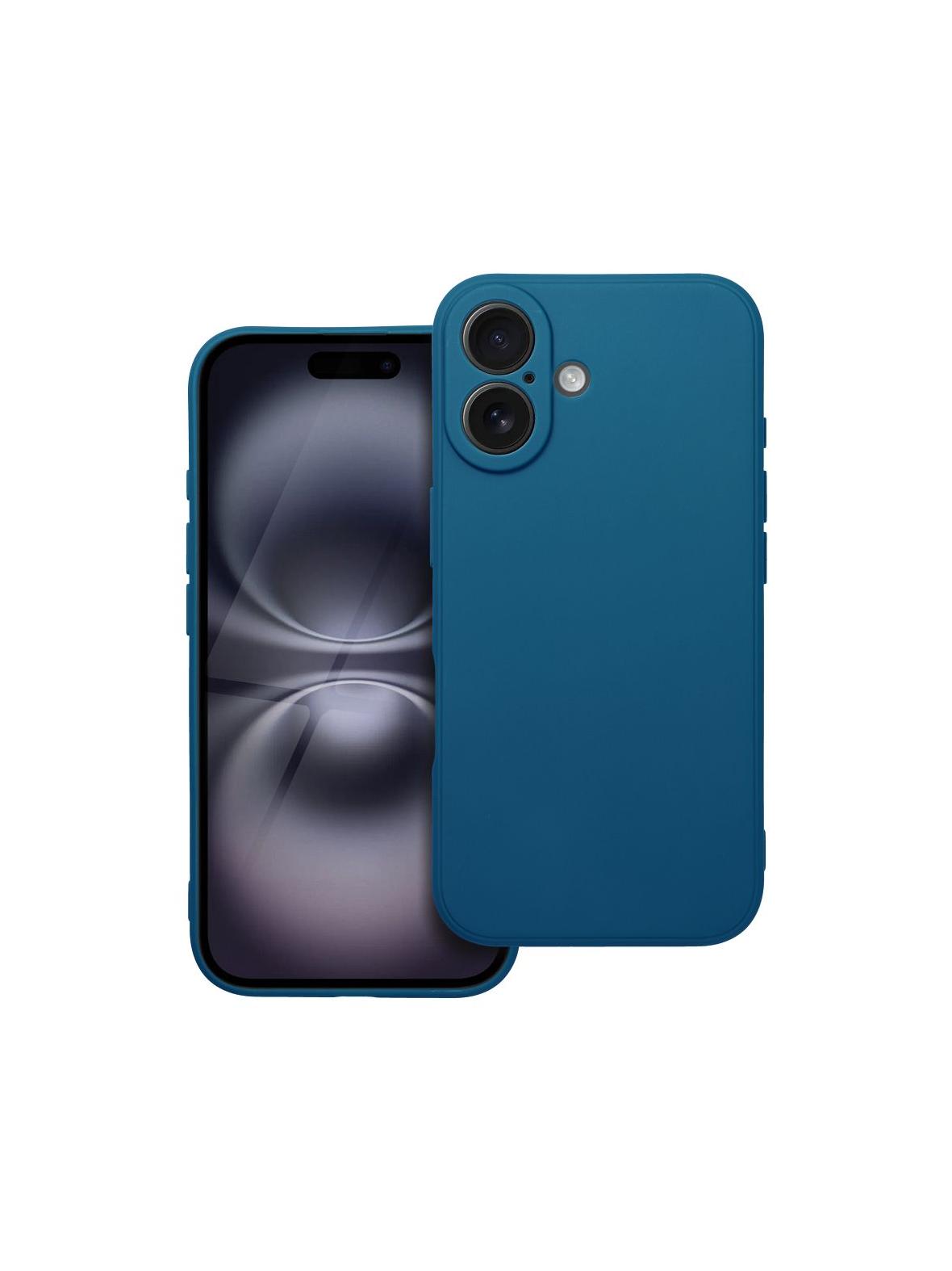 Futerał MATT do IPHONE 16 niebieski