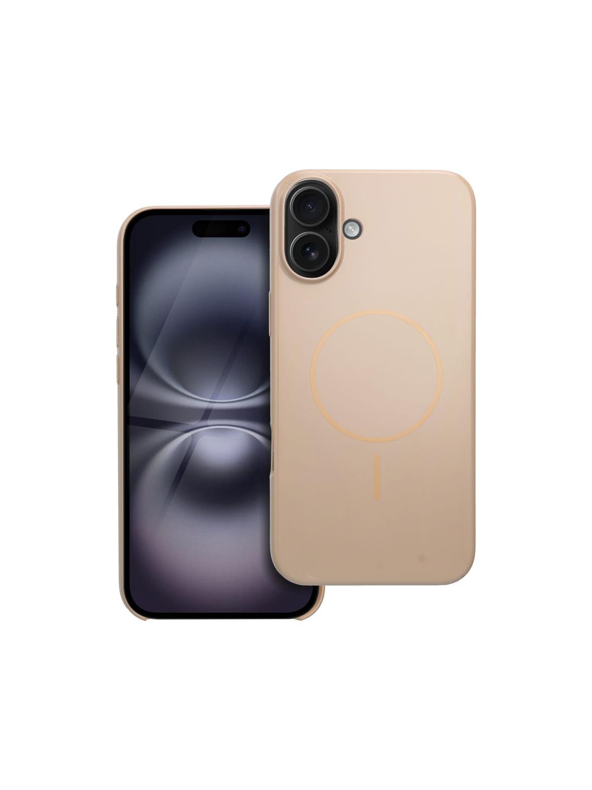 Glossy Mag Cover kompatybilny z MagSafe pasuje do IPHONE 16 PLUS pustynny złoty