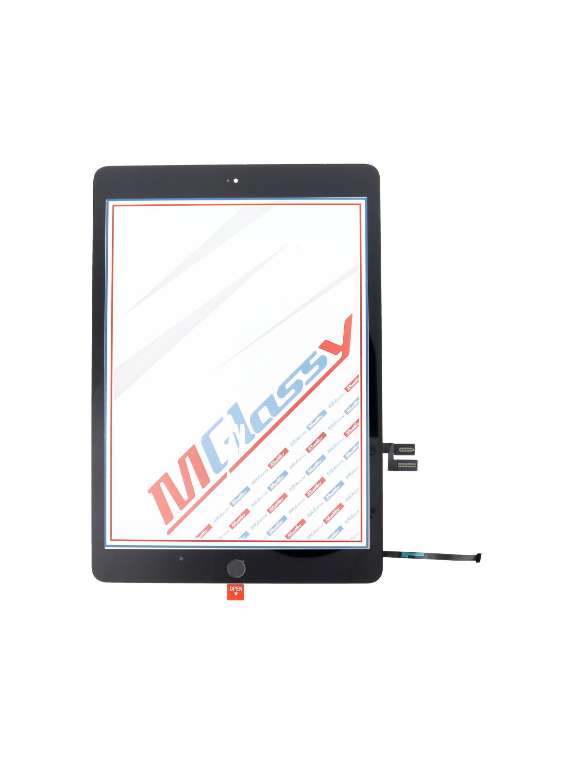 MUSTTBY Ekran dotykowy + taśma klejąca + Home do iPAD 8 (czarny)