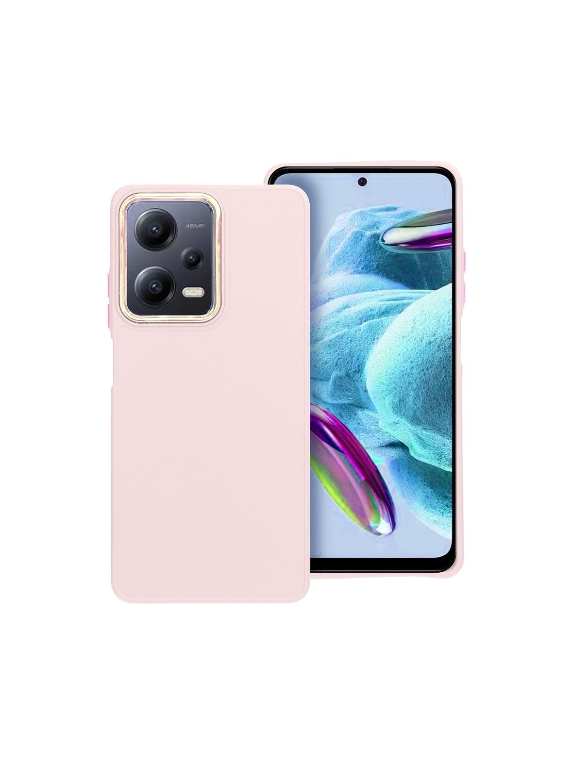 Futerał FRAME do XIAOMI Redmi Note 12 Pro 5G pudrowy róż