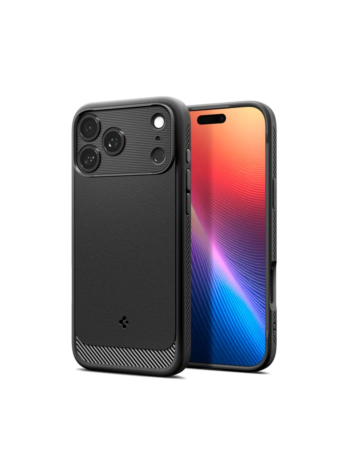 SPIGEN futerał RUGGED ARMOR MAG kompatybilny z MagSafe do IPHONE 17 Pro matte black