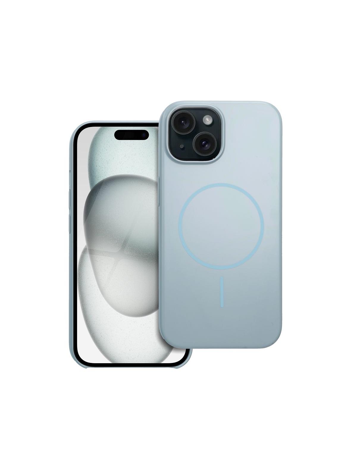 Glossy Mag Cover kompatybilny z MagSafe pasuje do IPHONE 15 miętowy