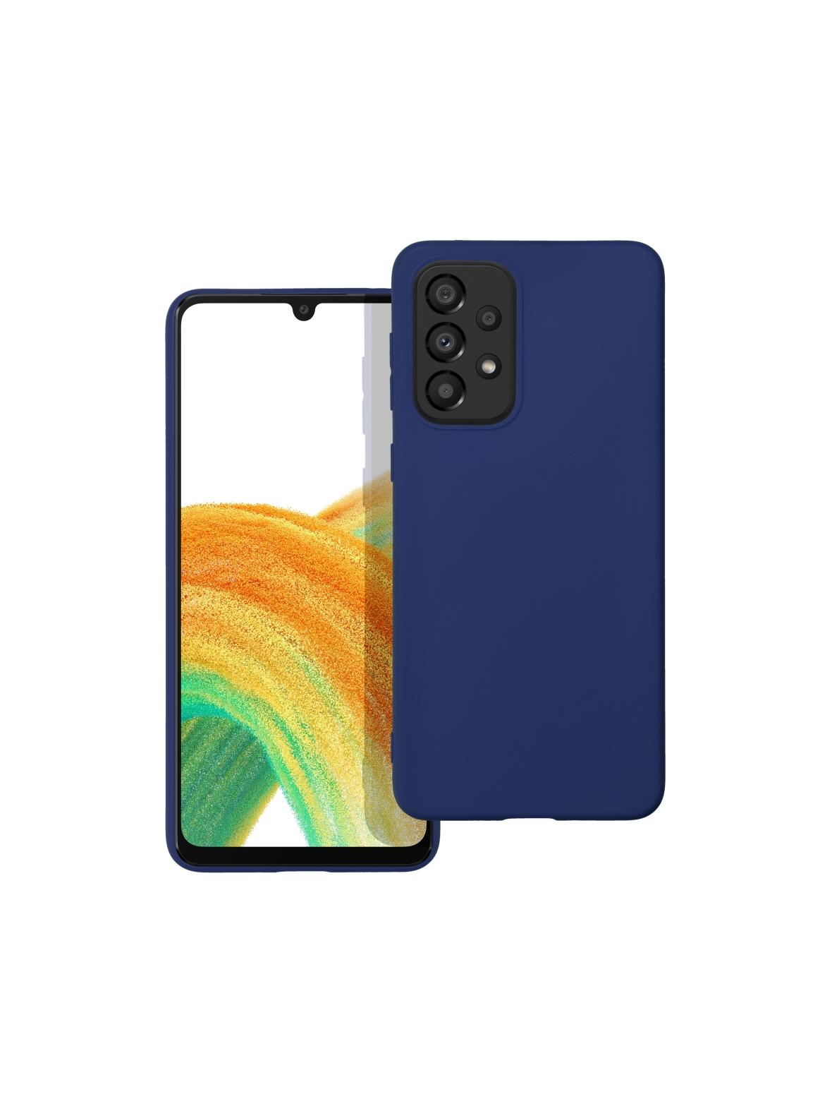 Futerał SOFT do SAMSUNG A33 5G ciemny niebieski