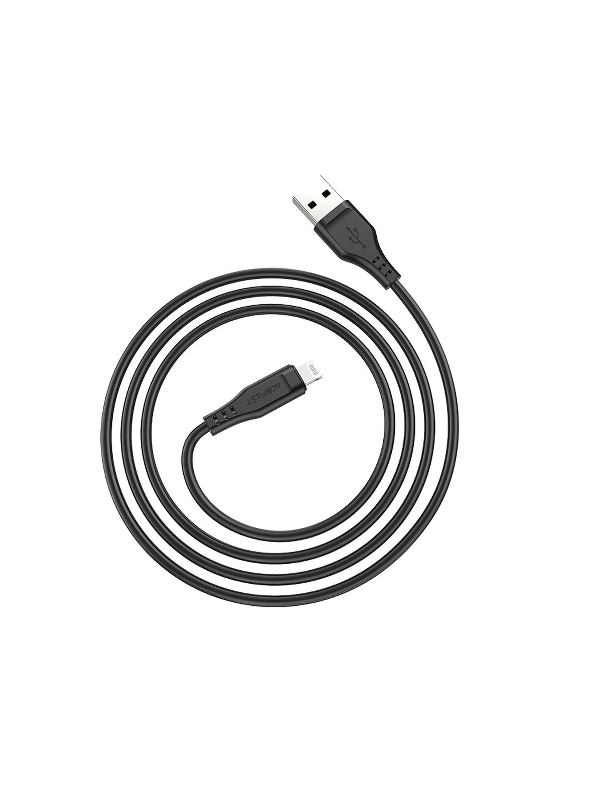 ACEFAST kabel USB A do Lightning MFi 2,4A C3-02 1,2 m czarny