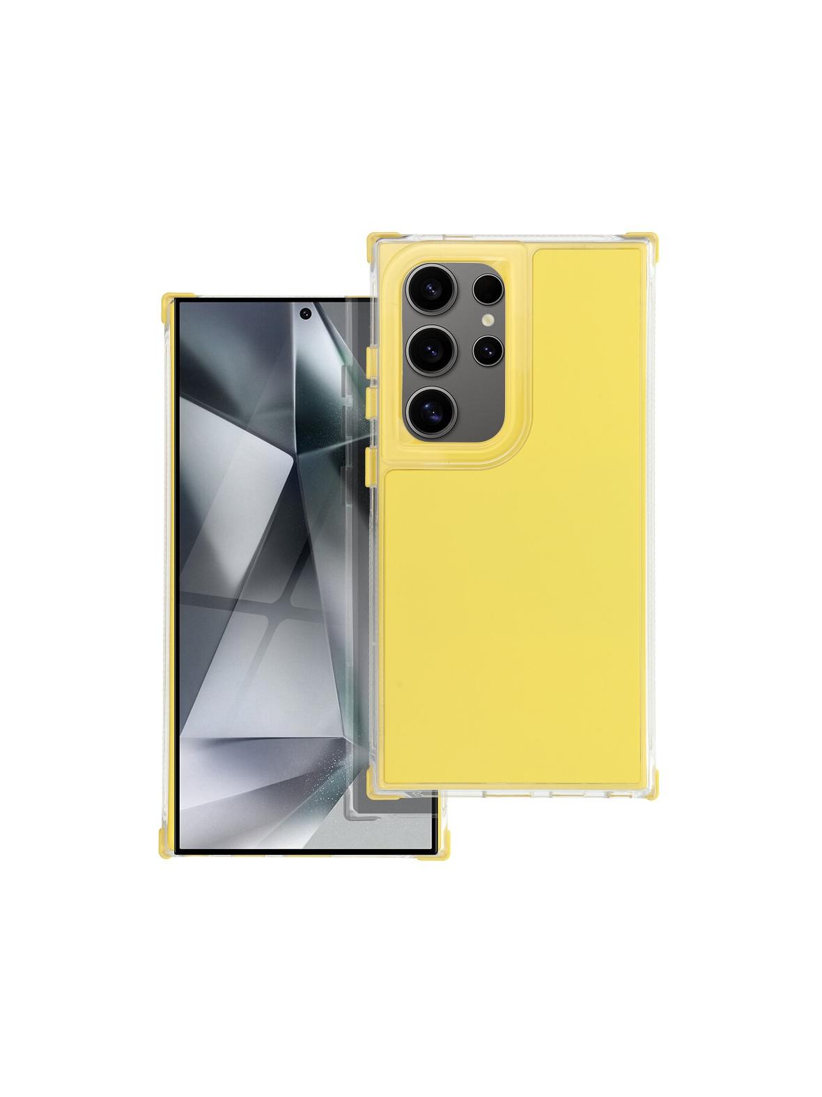 Futerał MATRIX do SAMSUNG S24 FE żółty