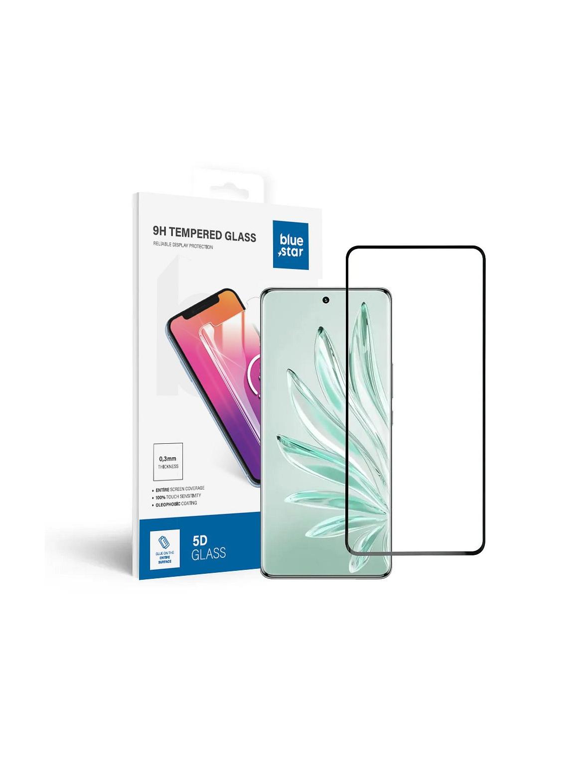 Szkło hartowane do Honor 70 Blue Star 5D czarne