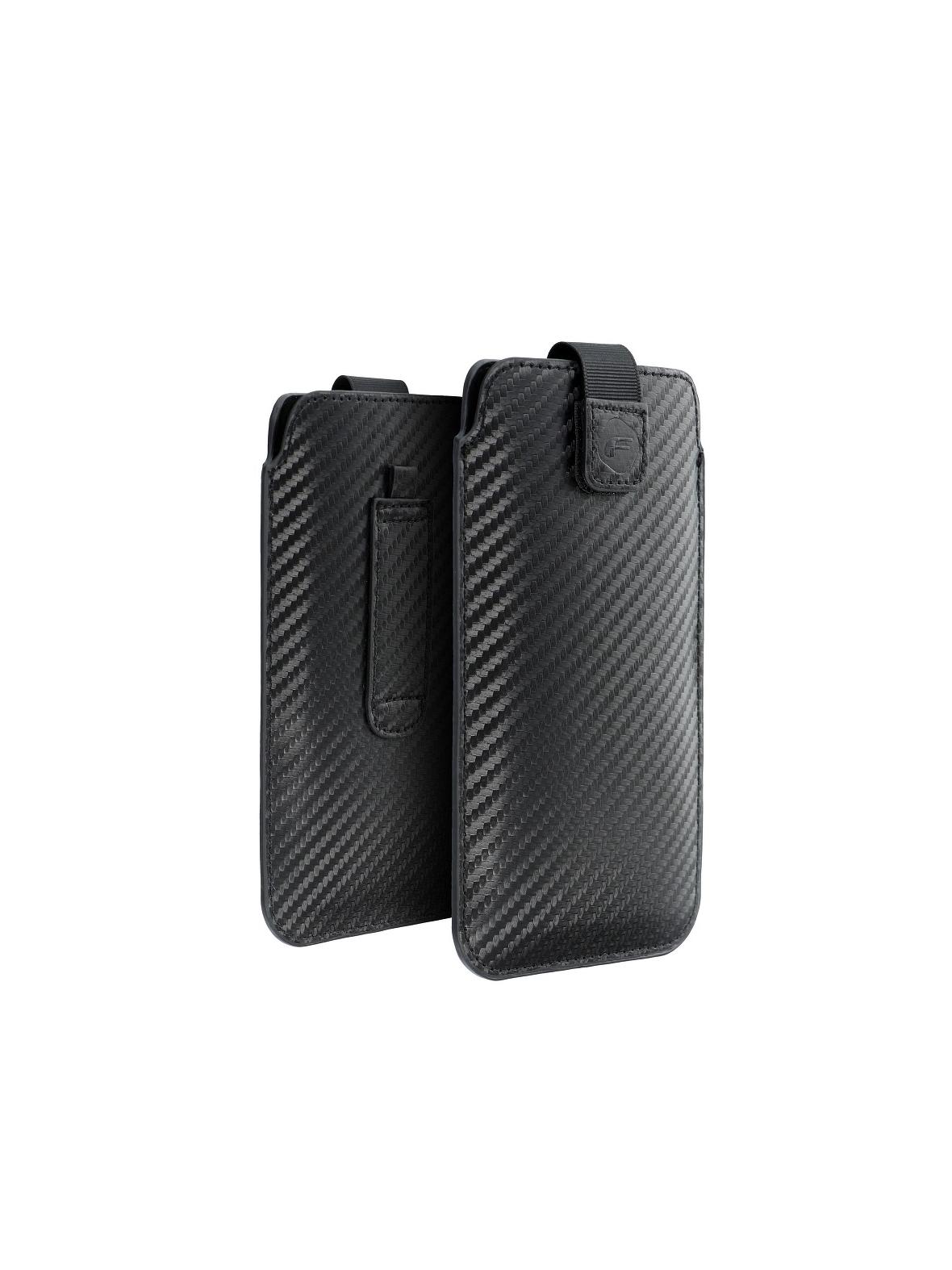 Futerał Uniwersalny POCKET Carbon - Model 12 - do IPHONE 15 Pro Max / 14 Pro Max / 13 PRO MAX / 12 PRO MAX / 15 Plus / 14 Plus SAMSUNG A52 5G / LTE ( 4G ) / A20s / A71 / S21 Plus / S23 Plus / S24 Plus / XIAOMI Redmi Note 10 / 10s / REALME 8