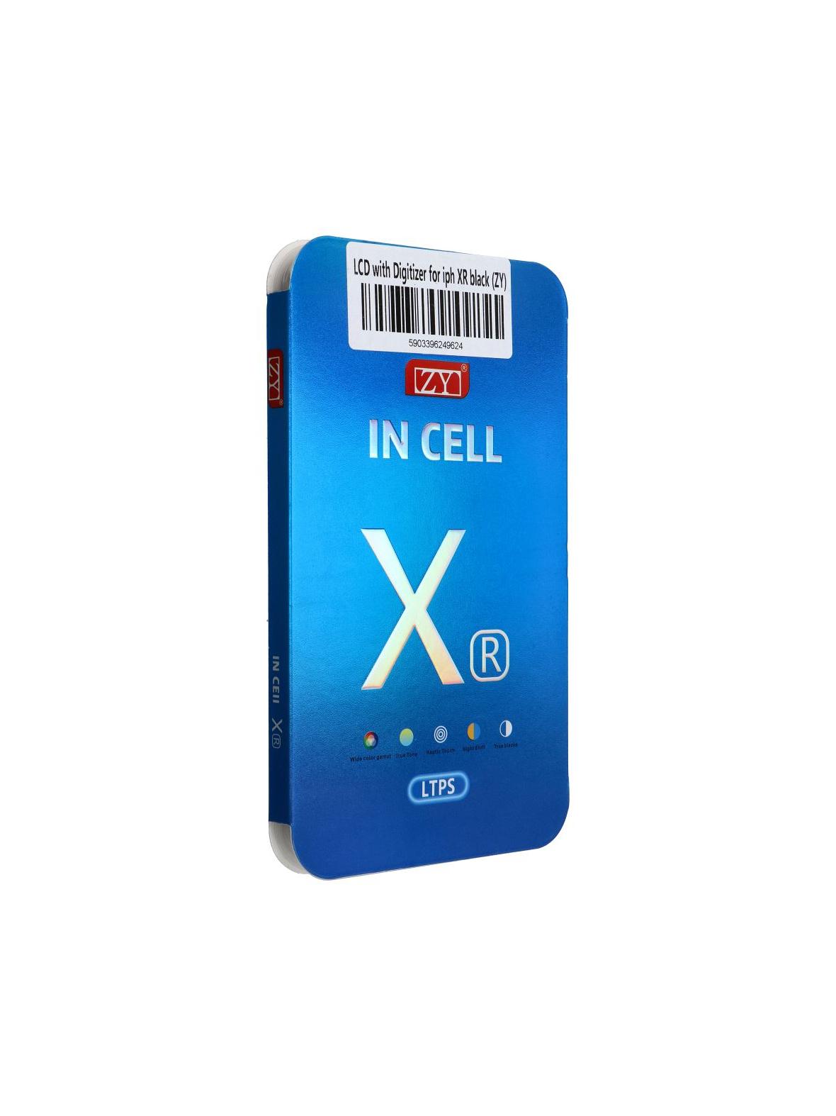 Wyświetlacz do iPhone Xr z ekranem dotykowym czarnym (ZY-LTPS)