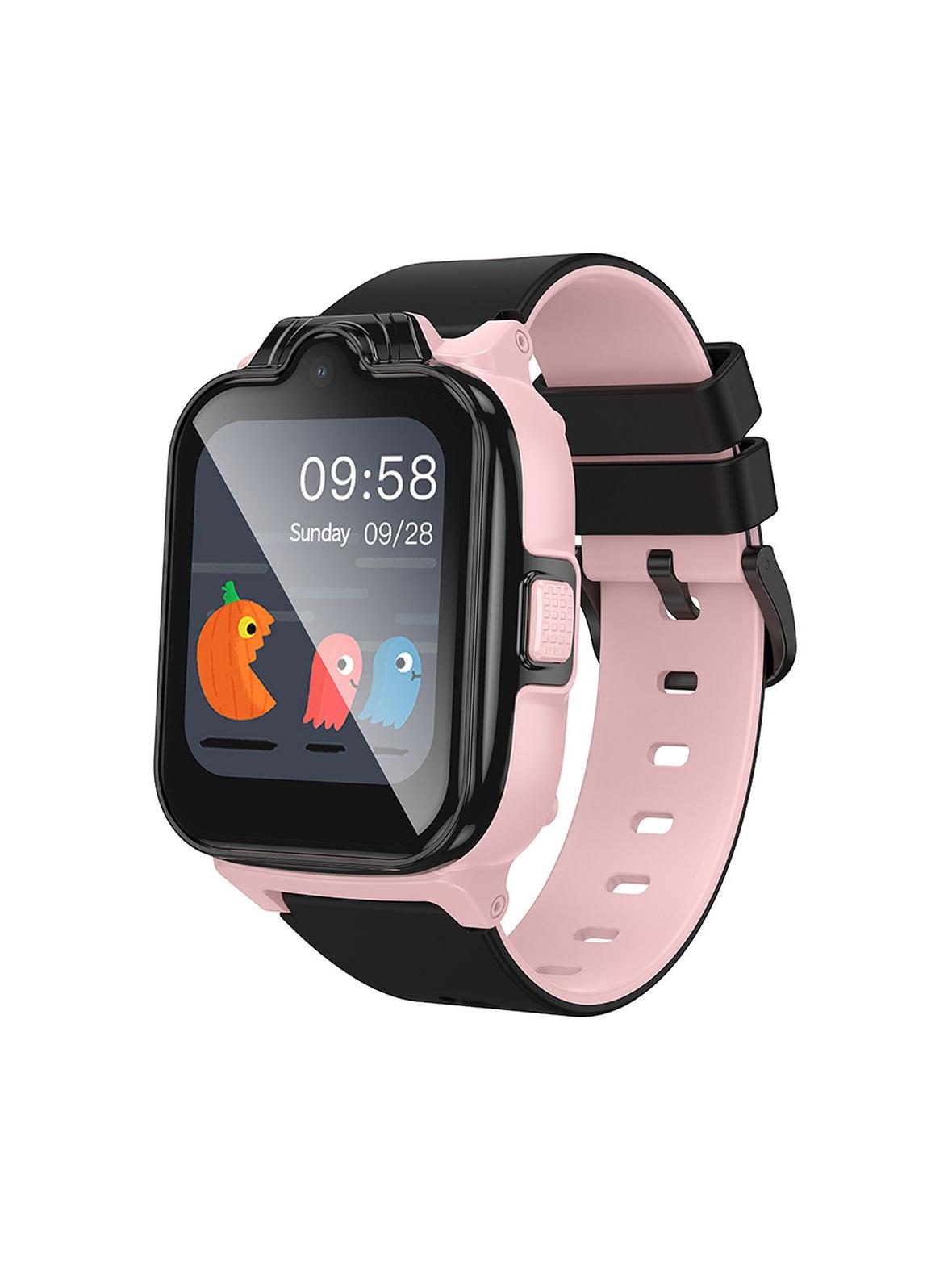 Smartwatch dla dzieci Hoco 1,69" 4G GPS z funkcją rozmowy Y104 różowy