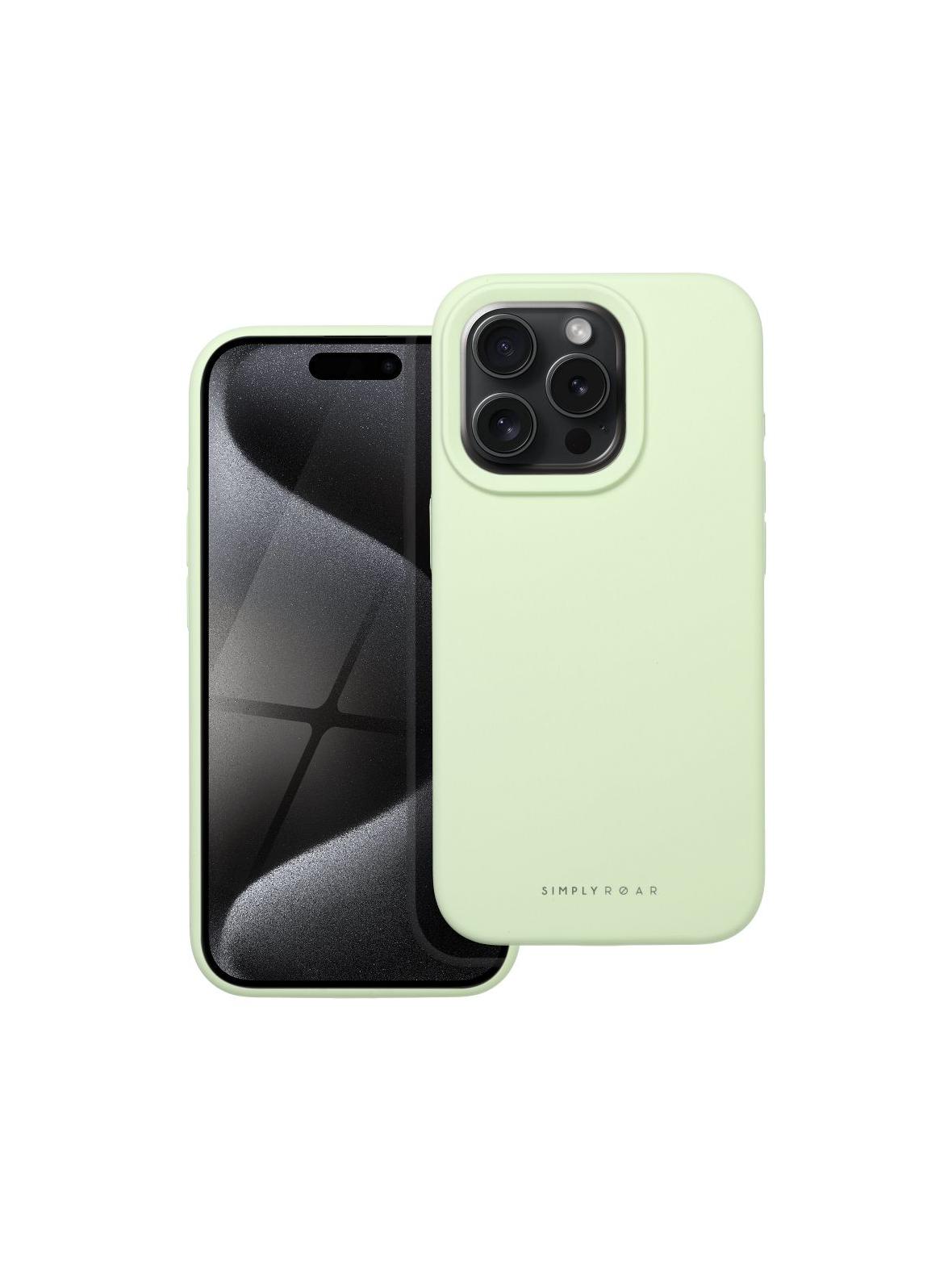 ROAR futerał CLOUD SKIN do IPHONE 15 Pro Jasnozielony