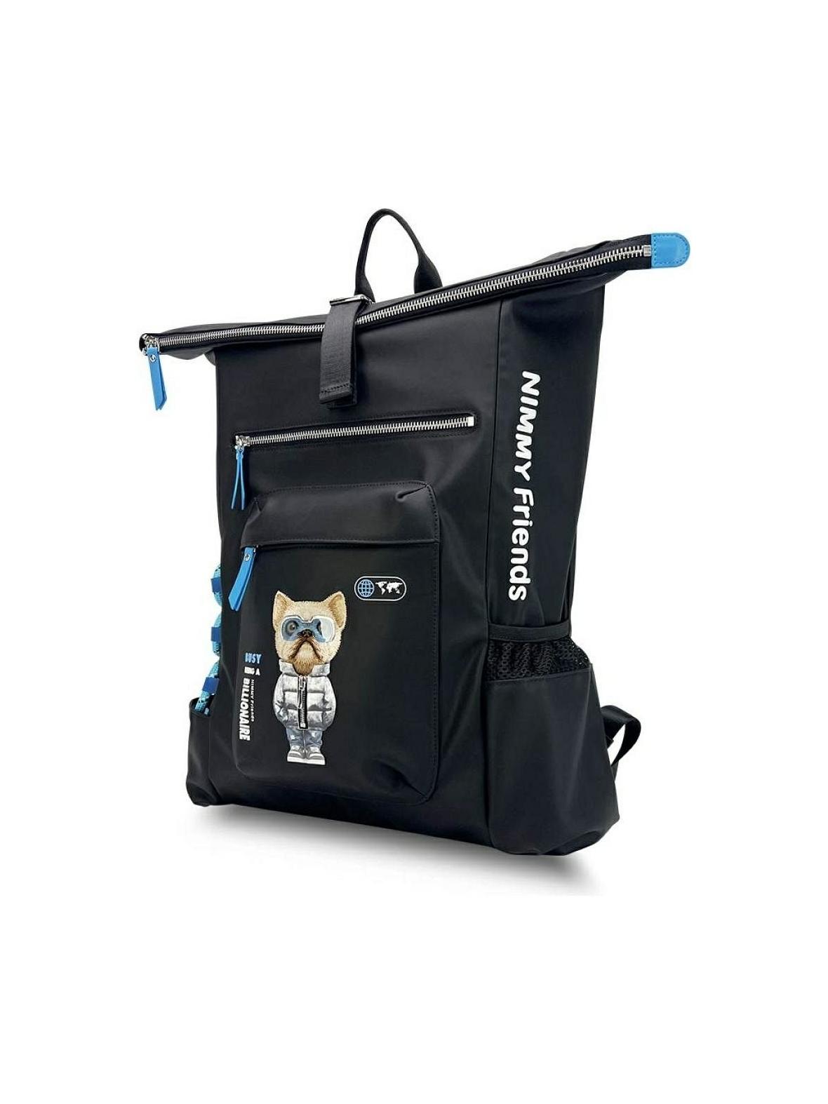 NIMMY plecak na laptop COOL&CUTE 2.0 Dog czarny