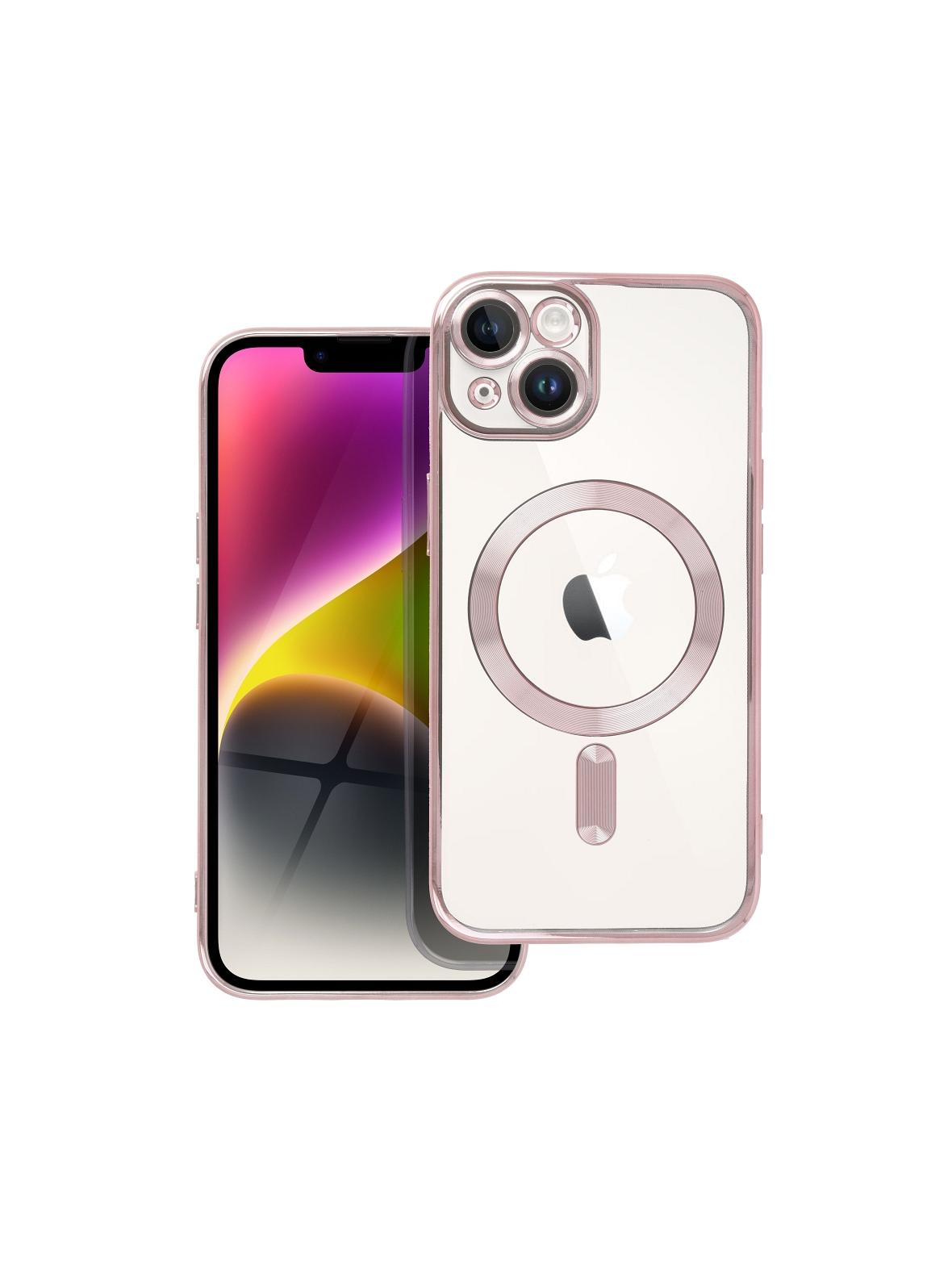 Futerał ELECTRO MAG COVER kompatybilny z MagSafe do IPHONE 14 złoty róż