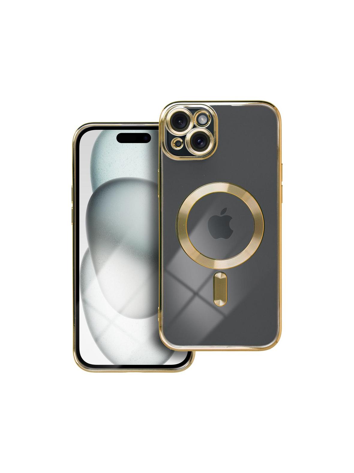 Futerał ELECTRO MAG COVER kompatybilny z MagSafe do IPHONE 15 Plus złoty